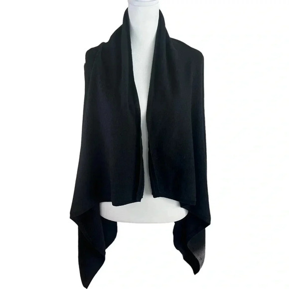 JOIE Black Sleeveless Cardigan - Wool Cashmere - Size Small - Picture 1 of 11
